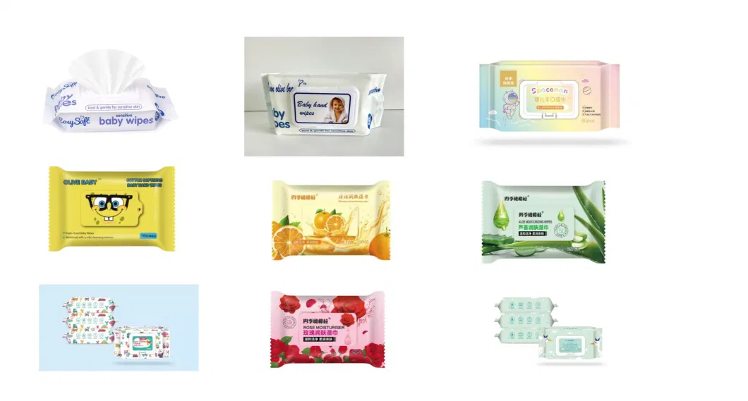 China Manufacturer Customized Perfume Cotton Non-Woven 80PCS Disposable Baby Wet Tissue
